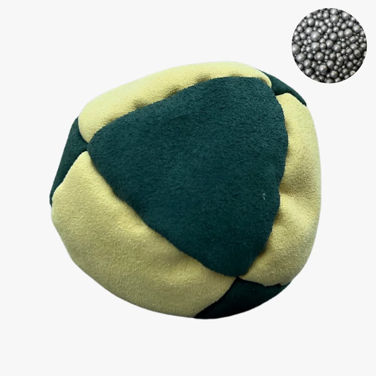 8 Panels Footbag mit Metallkugel - Crazy Sack Jonglierball & Kickball