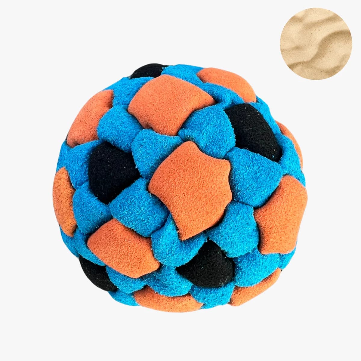92 Panels Footbag mit Sandfüllung - Kickball für Freestyle und Jonglieren